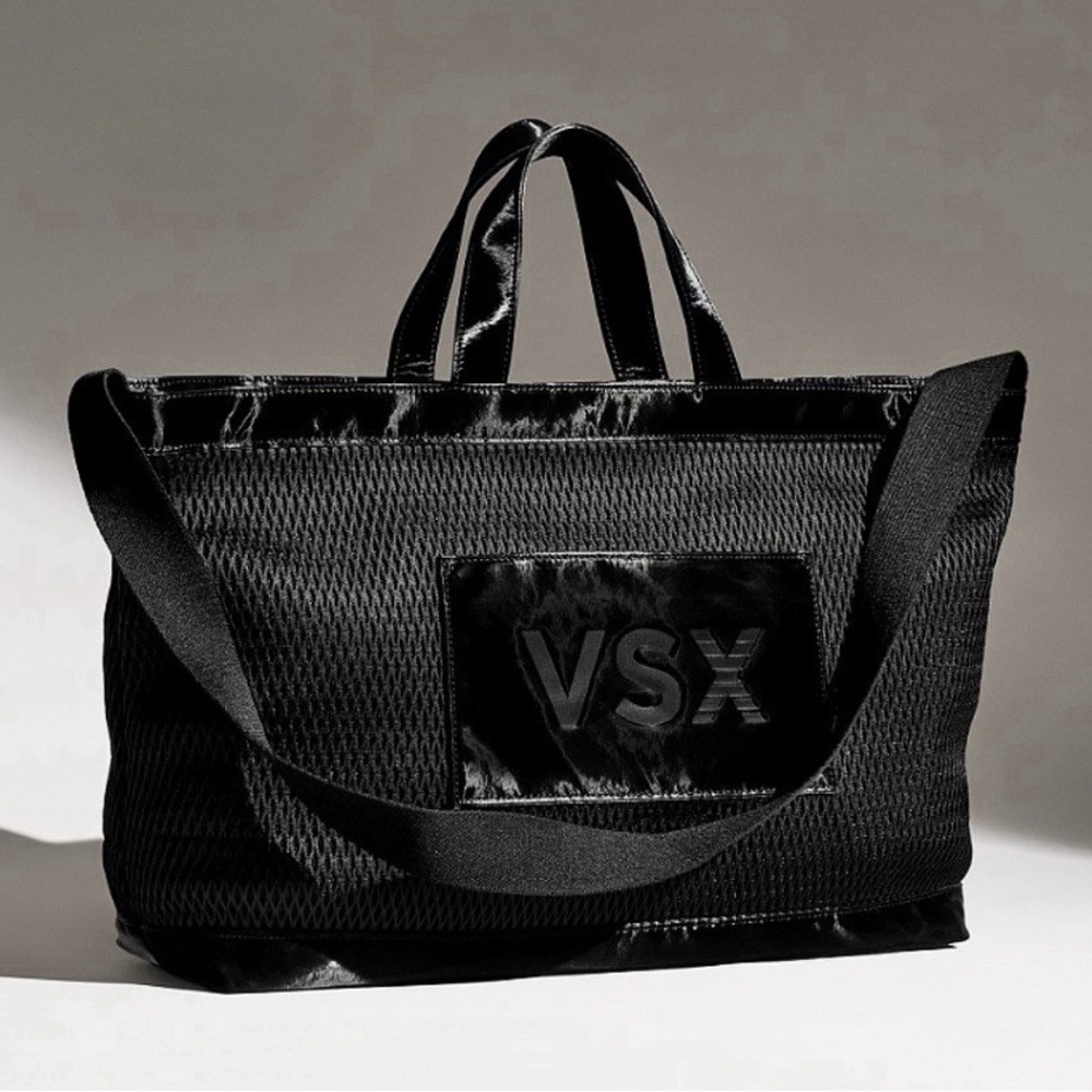VSX Black Mesh Tote Bag